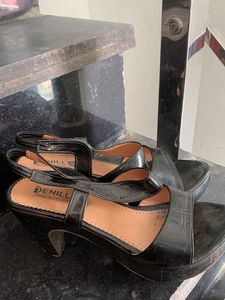 Black Slingback Heels