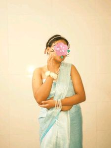 Beautiful Blue Saree