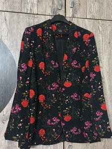 Floral Print Blazer