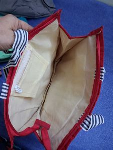 Agnes Voyage Red Tote Bag