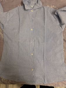 Striped Button-Down Shirt