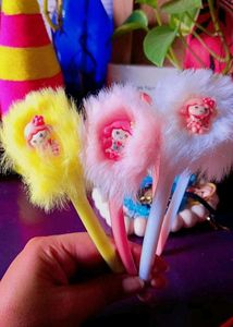 Fluffy hairband for girls