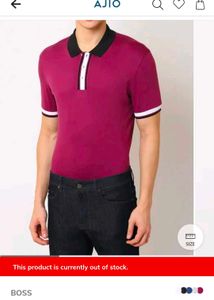 new Hugo Boos maroon colour tshirt