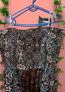 Crop Top Bell Sleeve