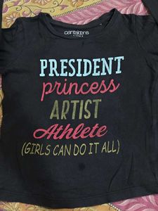 Cute Girl's Graphic T-Shirt