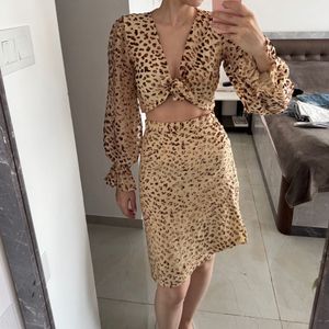 Leopard Velvet Co Ord
