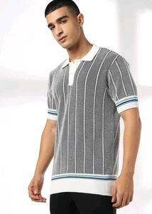 Teamspirit men's knitted polo tshirt