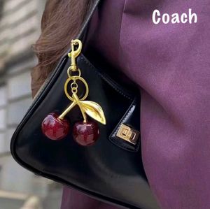 Coach Cherry Keychain Charm