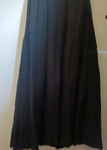 Woolen long skirt