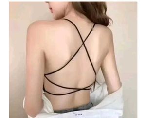 Elegance Cotton Black and Maroon Tube Bra - Pk 2
