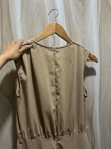 Elegant Beige Jumpsuit