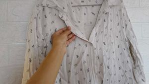 Chic Printed Button-Up Shirt