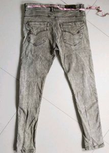 Stone Wash Slim Fit Jeans