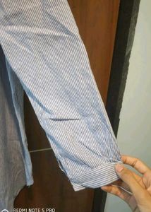 Striped Cat Pocket Shirt