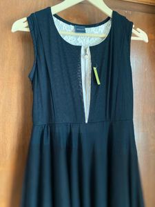 Chic Asymmetrical Black Dress