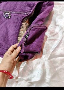 Purple Crossbody Bag