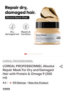 L'Oreal Absolut Repair Hair Mask