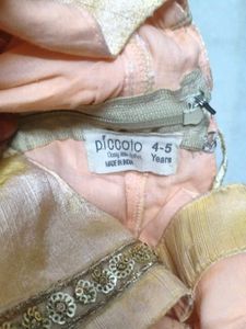 Elegant Gold Gown for Girls
