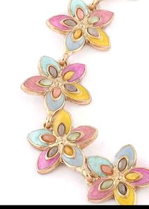 Summer Flower Charm Necklace