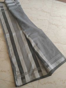 Elegant Grey Saree