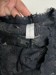 Black Lace Briefs