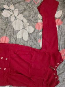 Stylish Red Tunic Top
