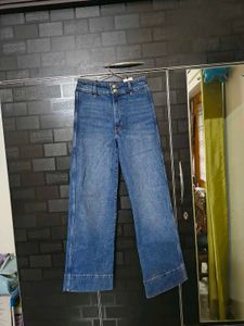 H&amp;M wide leg jeans for women
