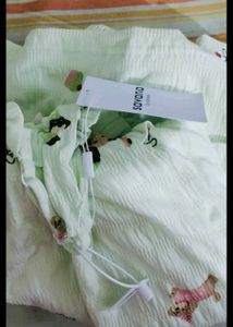 Cute Printed Pajama Set