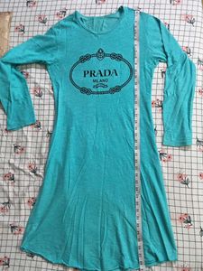 Prada Milano Long Sleeve T-Shirt Dress