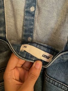 Blue Denim Ripped Dungree