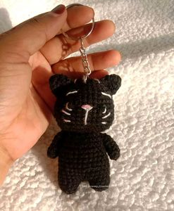 Blacky The Cat Keychain ❤️