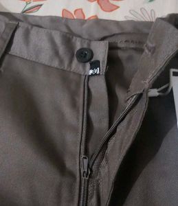 Grey Casual Pants