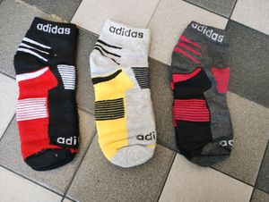 Adidas Ankle Length Socks 3 Pairs Pouch
