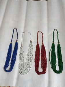 Boho Layered Beaded Necklaces Set