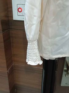Cream Collared Button-Up Shirt