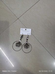 Unique Dangling Hoop Earrings