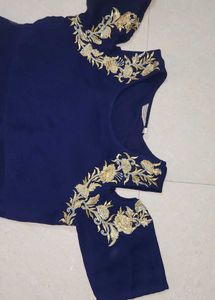Elegant Navy Maternity Dress