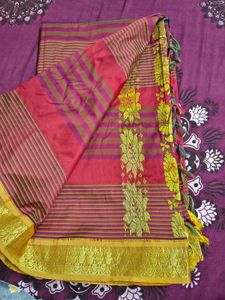 Traditional Striped Silk Blouse