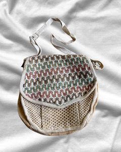 Vintage Woven Shoulder Bag