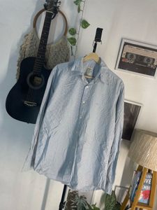 brooks brother Men's Blue Striped Button-Down Shir