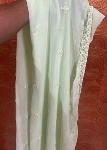 Beautiful Bottle Gourd Colour Dupatta