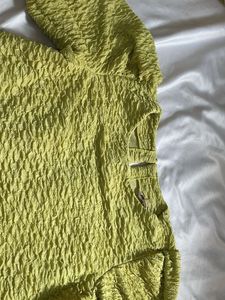 Textured Puff Sleeve Top