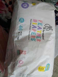 R for Rabbit Feather Diapers XL