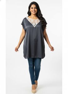 vero moda Elegant grey Lace Top