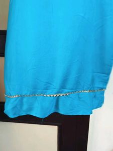 Blue Tunic with Gold Accents