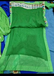 Vibrant Green Embroidered Kurta Set