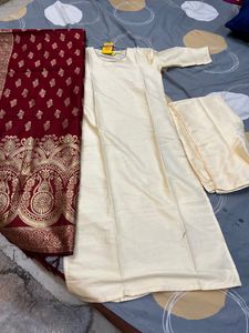 Women Ethnic Set(kurti Pant Dupatta)