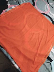 Vibrant Orange Dupatta