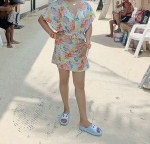 Floral Print Mini Dress
