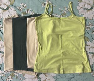 Cotton Camisoles Set of 4